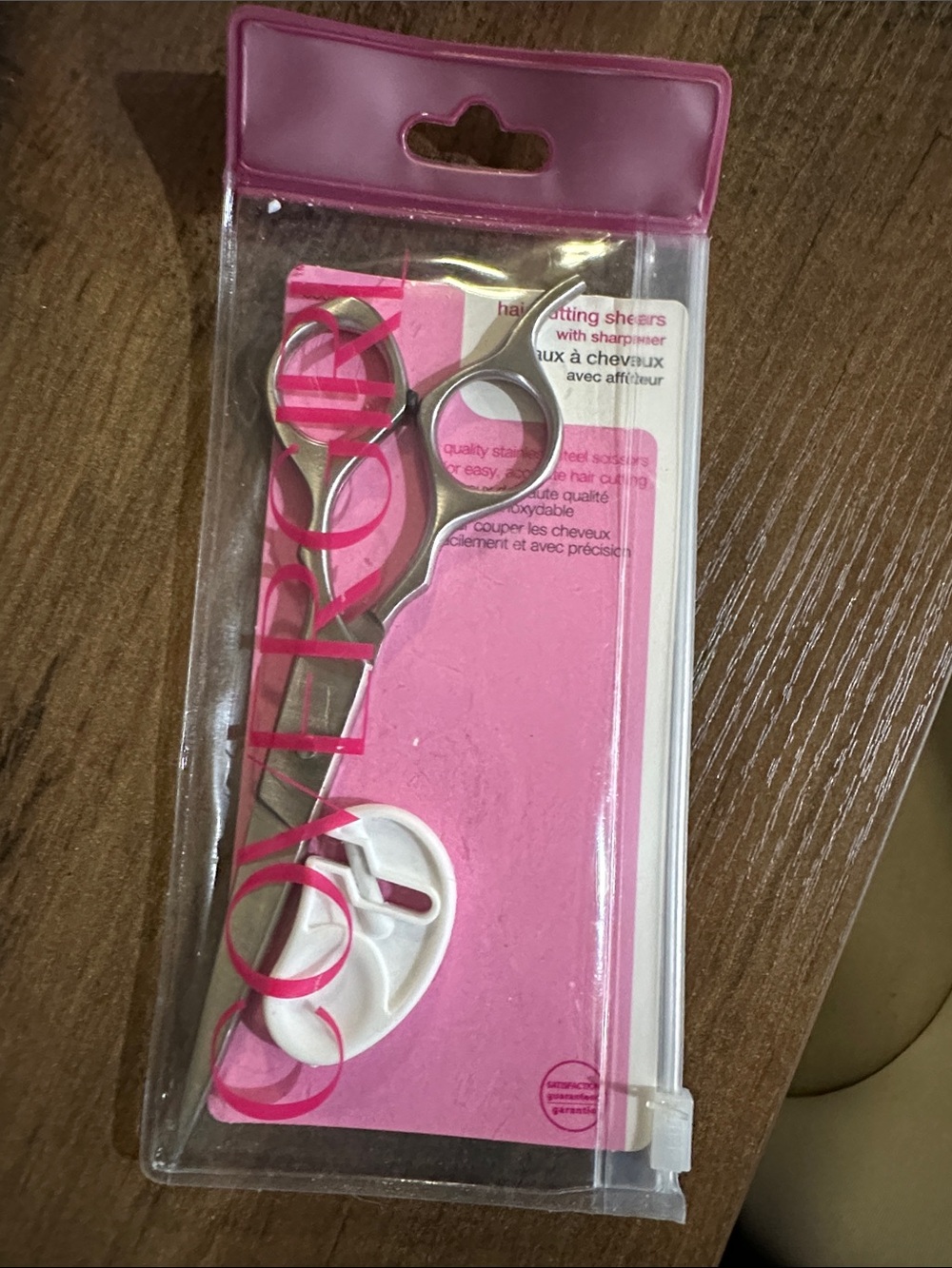 Pink Hair Cutting Shears - cover girl hair cutting shears